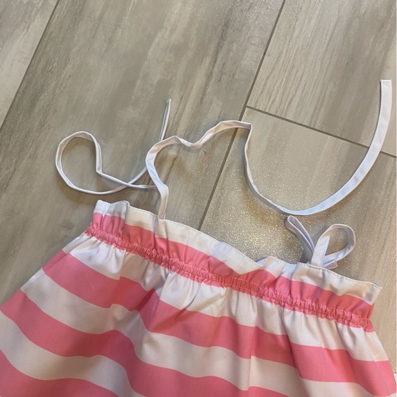 NWT Beaufort Bonnet Company Pink and White Stripe Little Laney’s Top, girls 12 - Picture 7 of 9